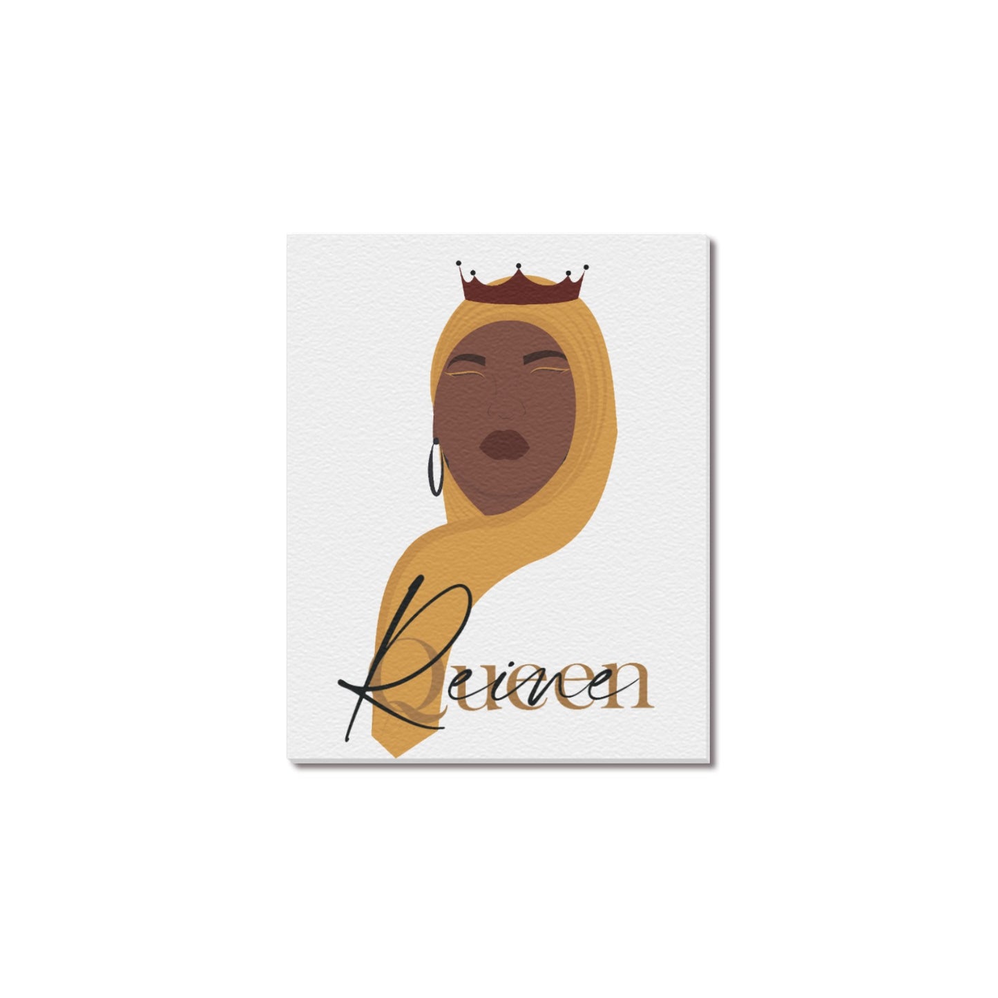 Queen Collection Frame Canvas Print 8"x10"