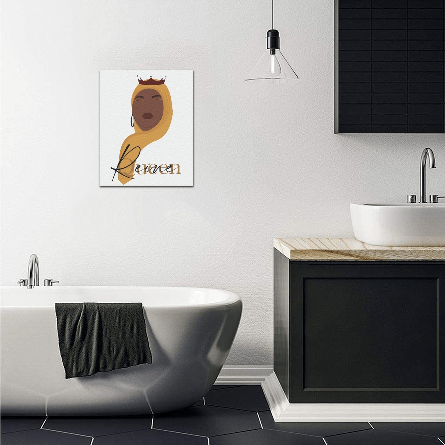 Queen Collection Frame Canvas Print 8"x10"