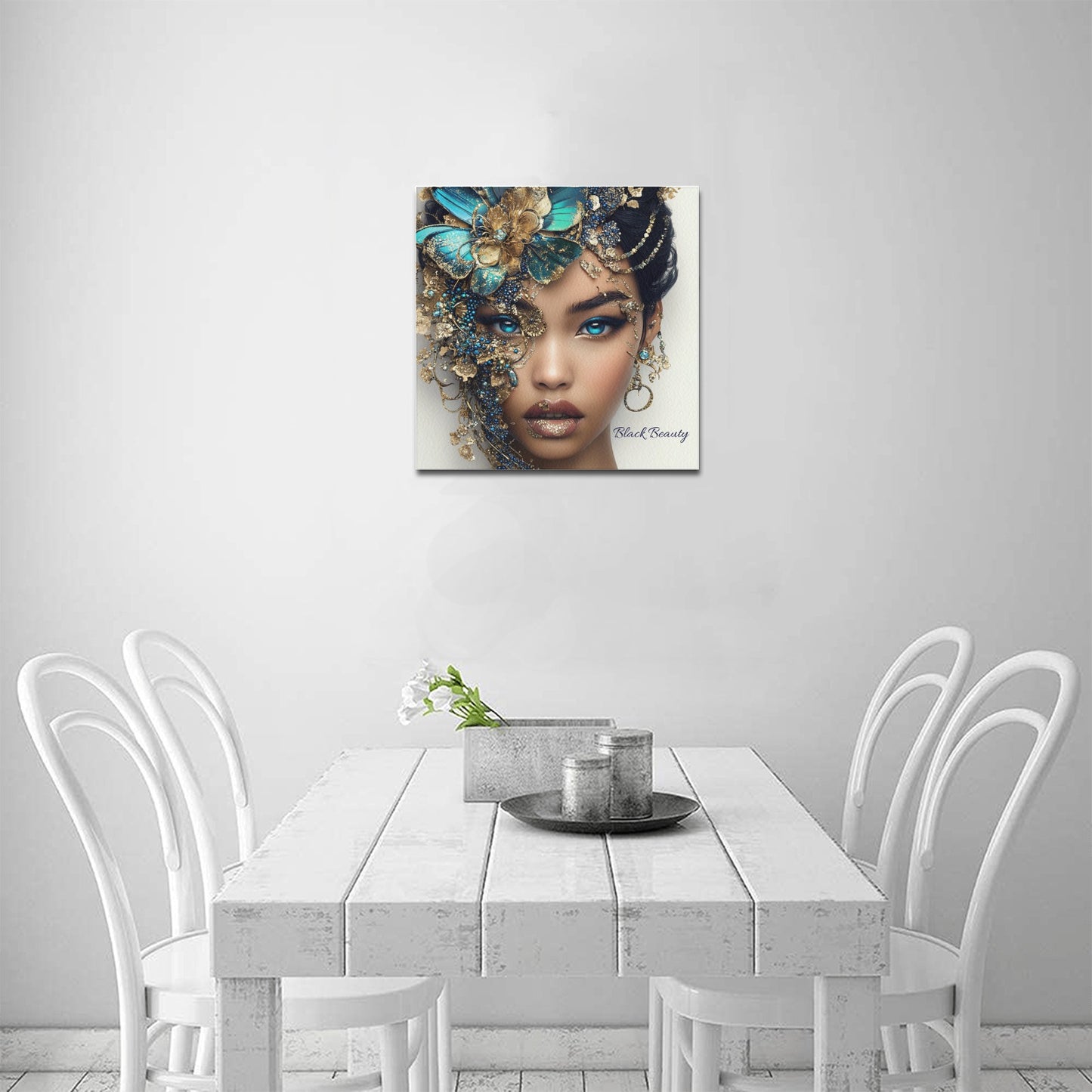 Black Beauty Canvas 16x16