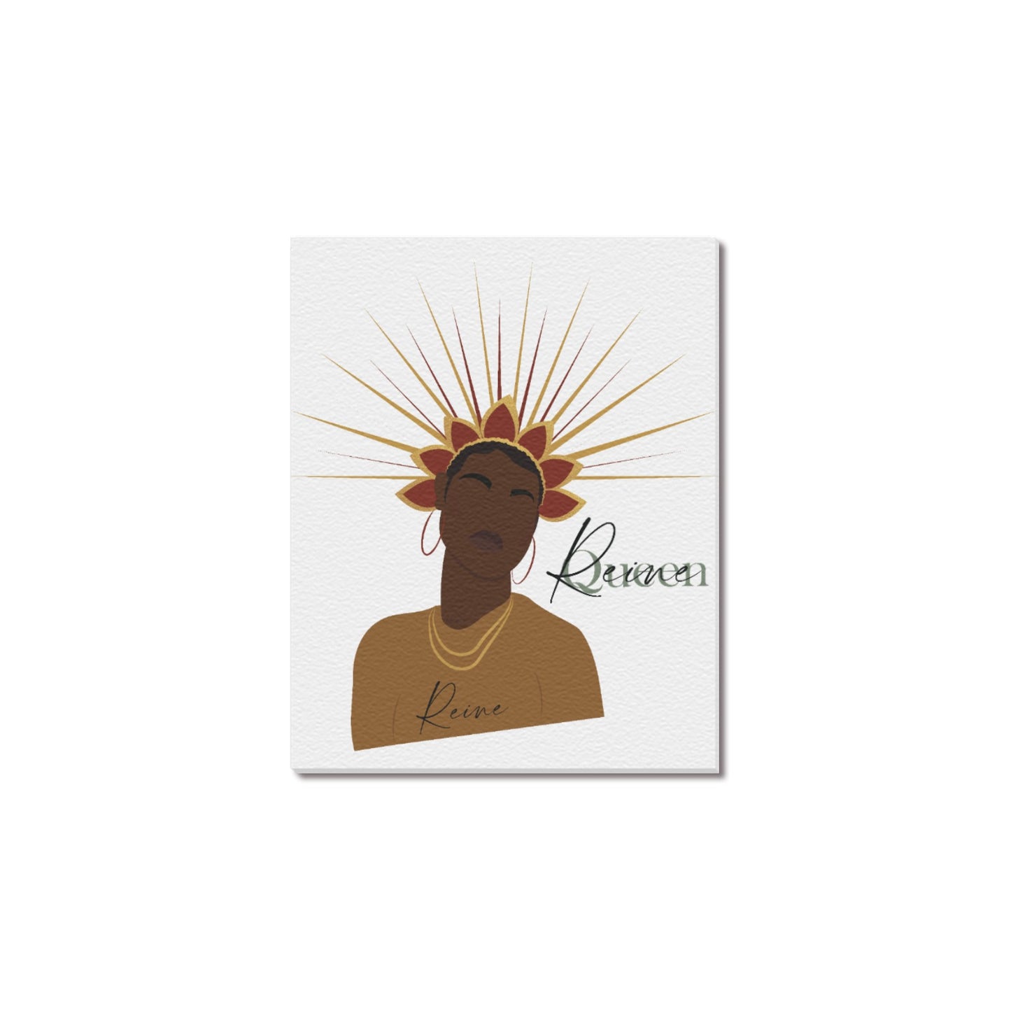 Queen Collection Frame Canvas Print 8"x10"