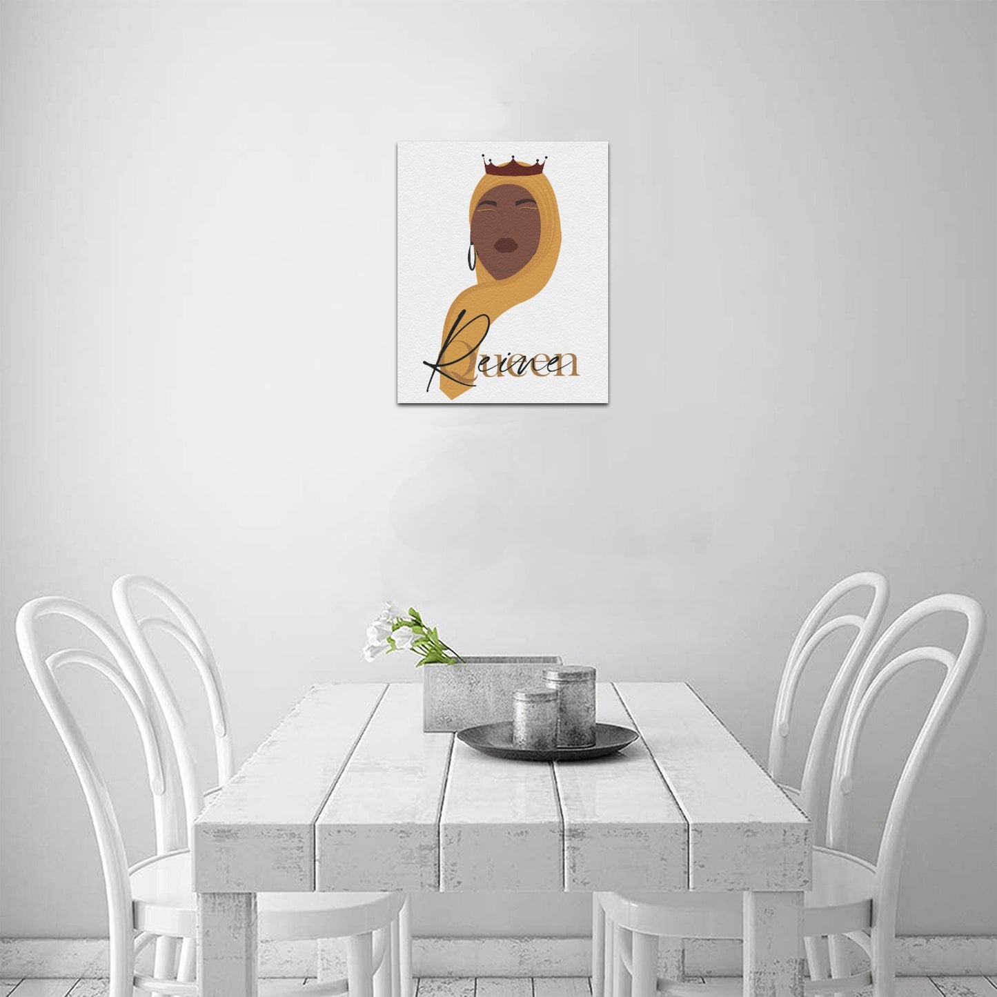 Queen Collection Frame Canvas Print 8"x10"