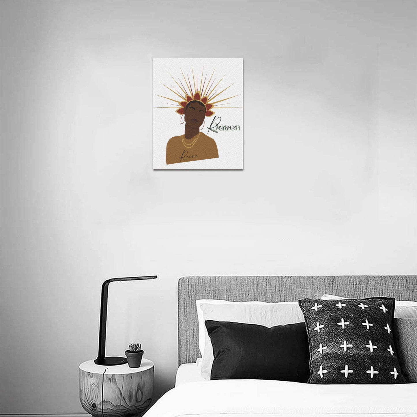 Queen Collection Frame Canvas Print 8"x10"