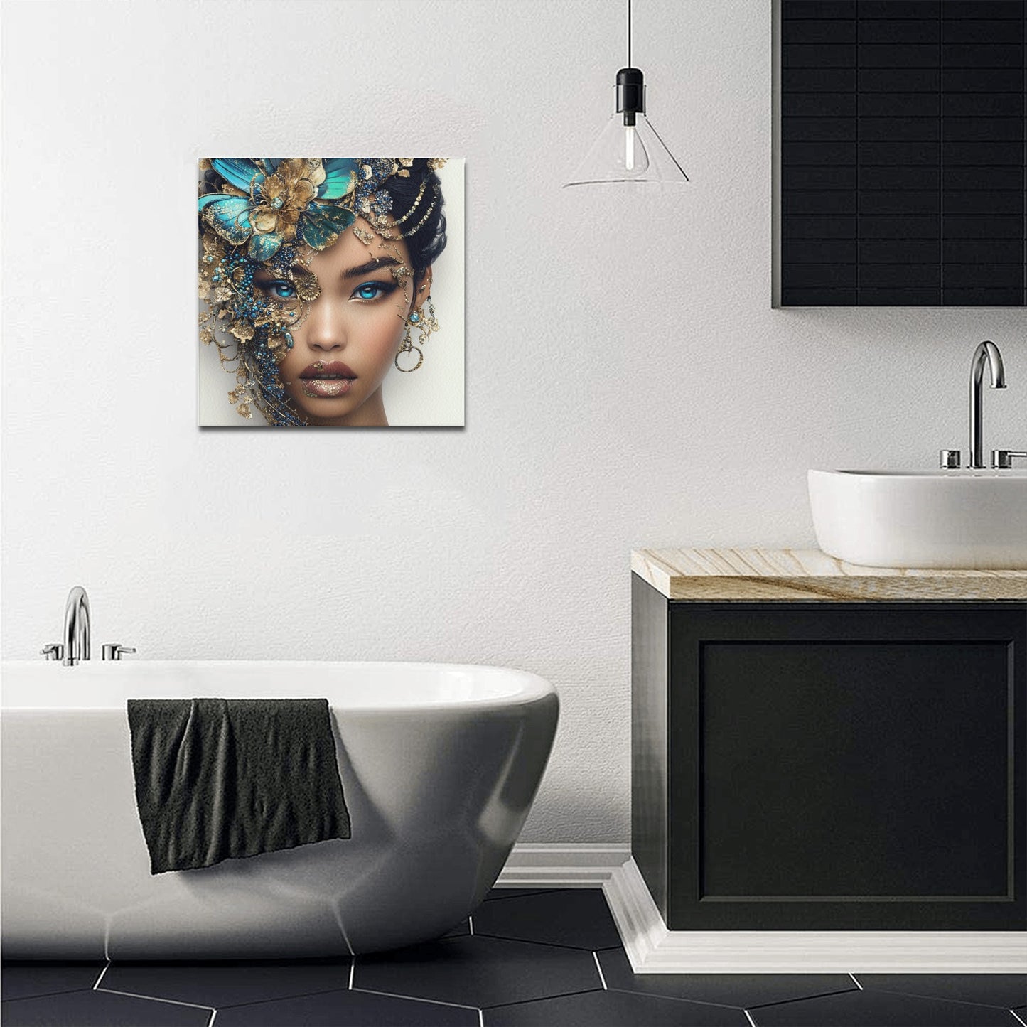 Black Beauty Canvas 16x16