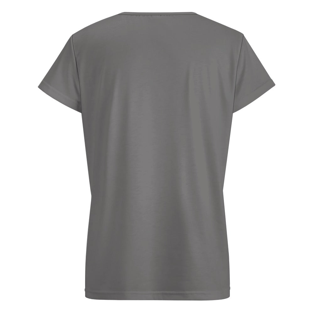V-neck short sleeve T-shirt