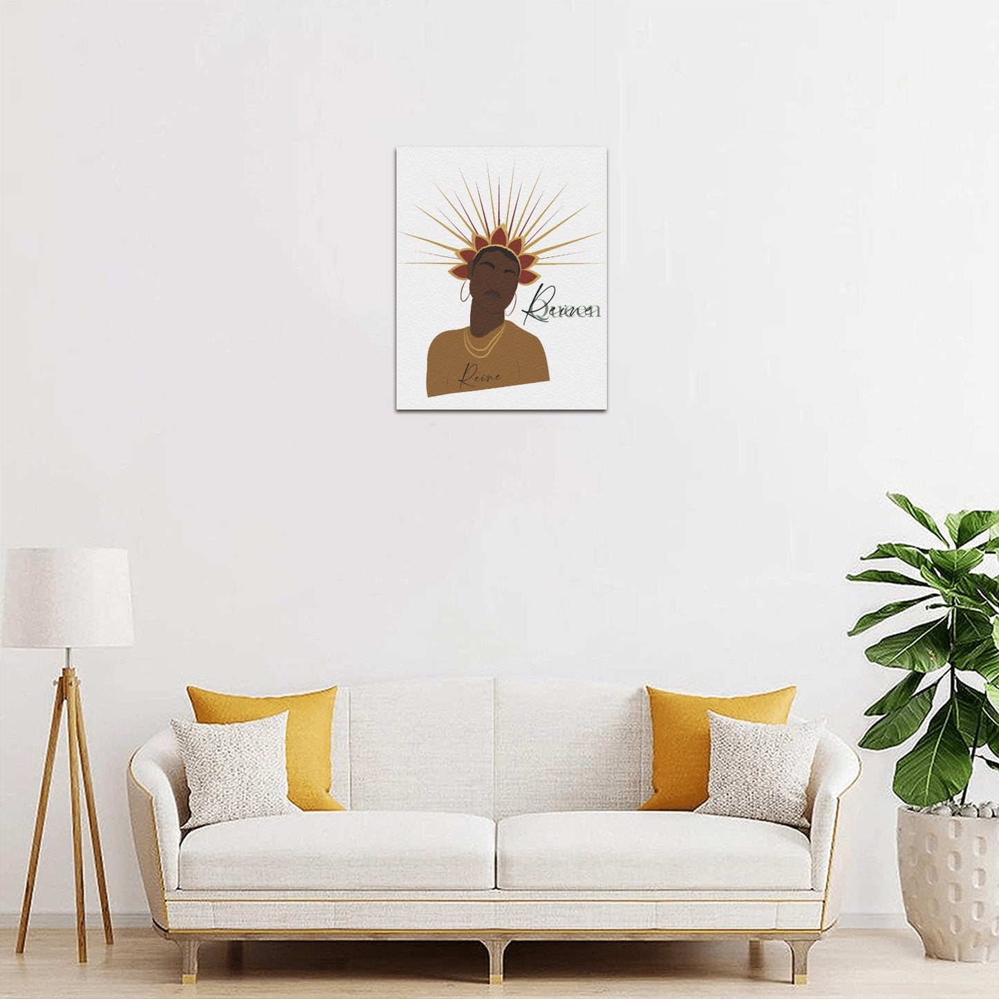 Queen Collection Frame Canvas Print 8"x10"