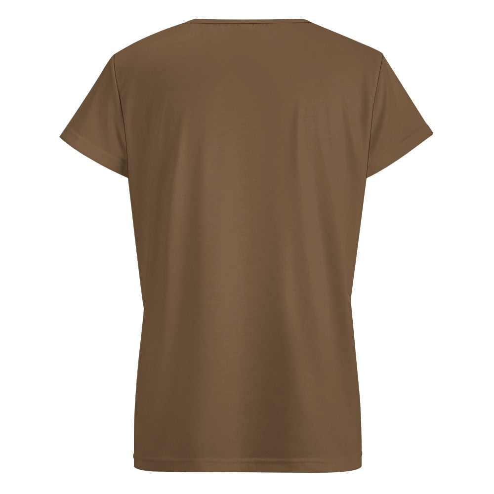 V-neck short sleeve T-shirt