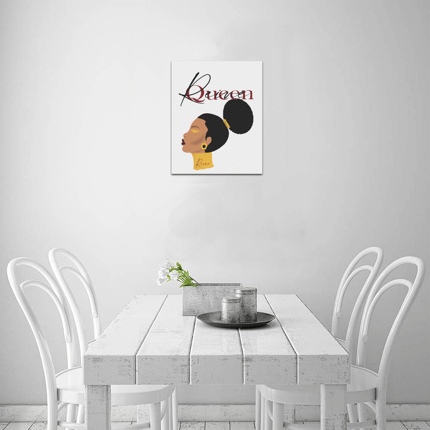Queen Collection Frame Canvas Print 8"x10"
