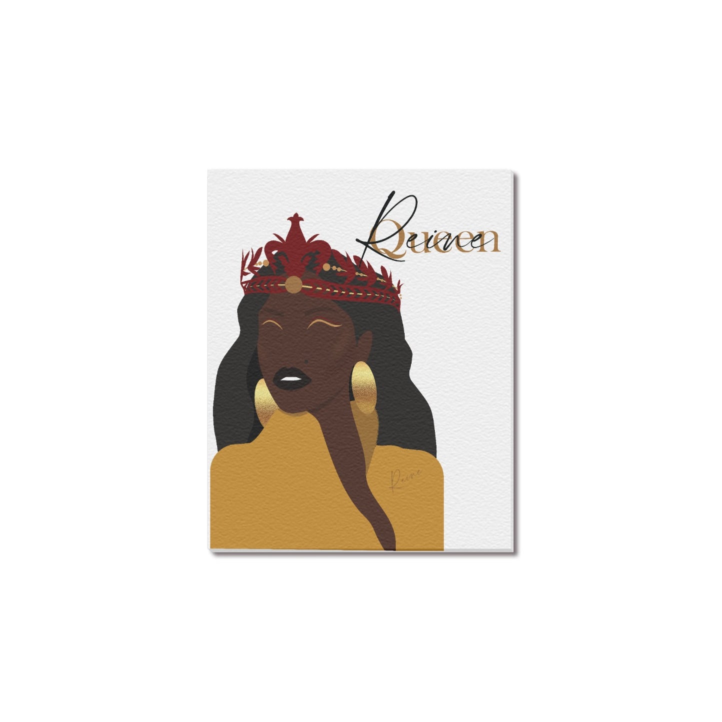 Queen Collection Frame Canvas Print 8"x10"