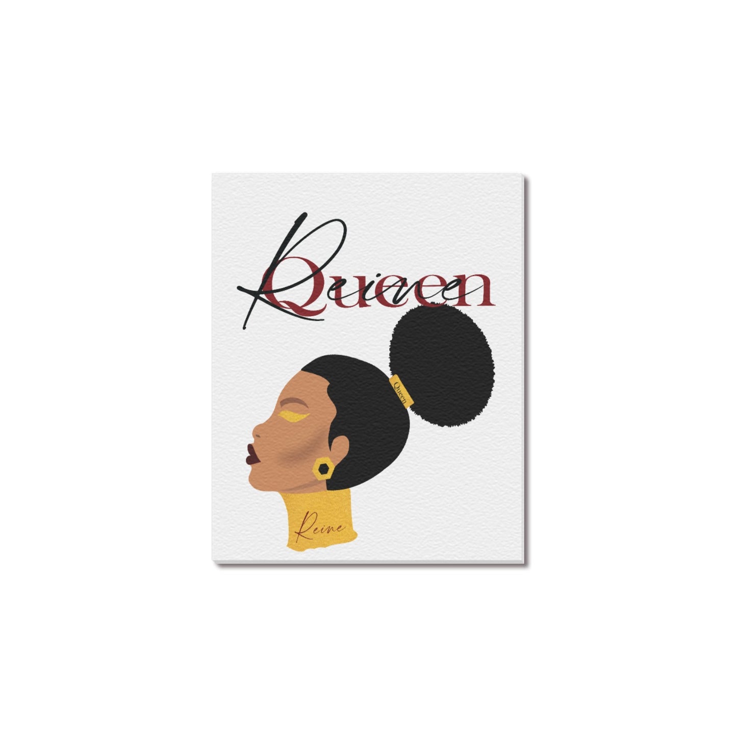Queen Collection Frame Canvas Print 8"x10"