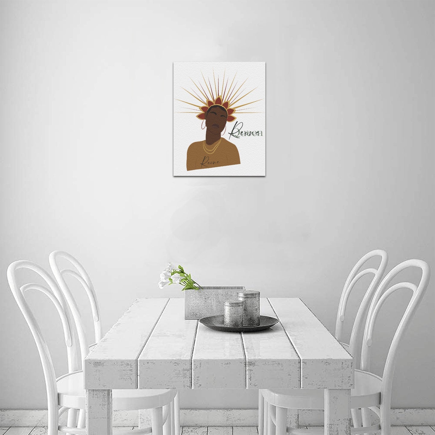 Queen Collection Frame Canvas Print 8"x10"