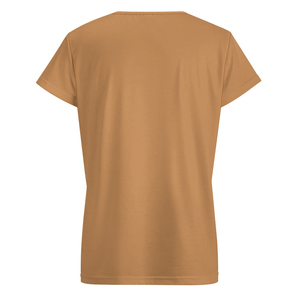 V-neck short sleeve T-shirt