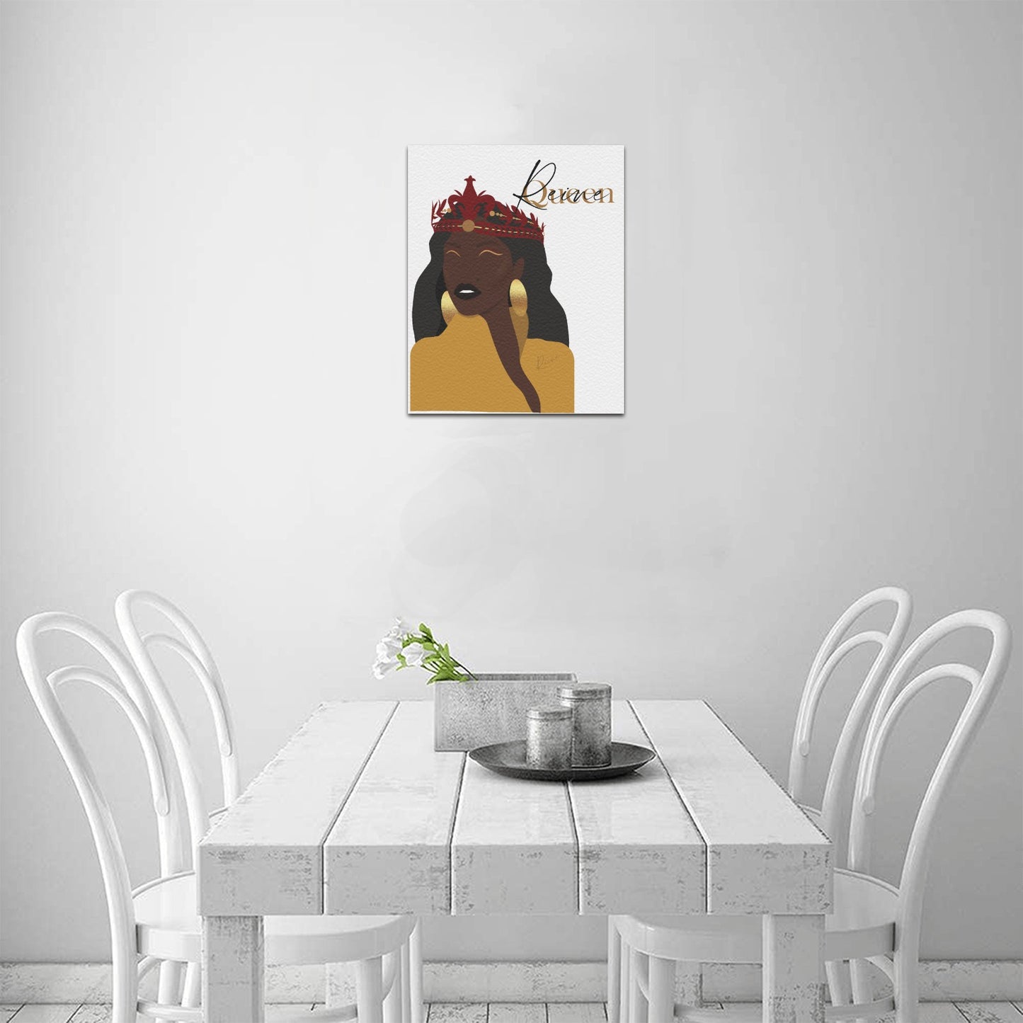 Queen Collection Frame Canvas Print 8"x10"