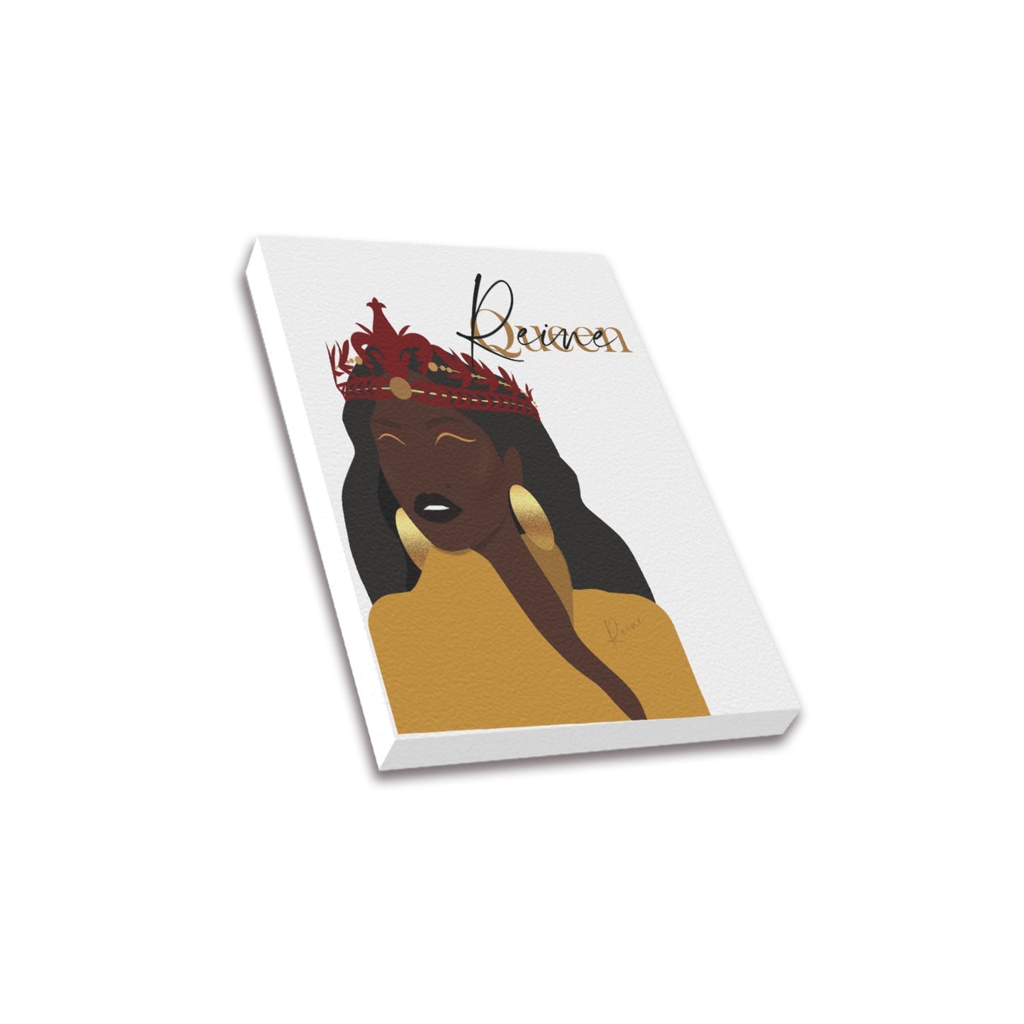 Queen Collection Frame Canvas Print 8"x10"