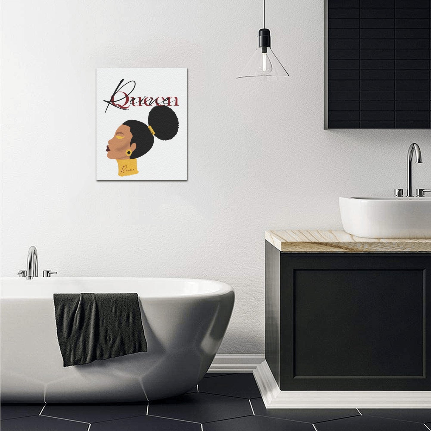 Queen Collection Frame Canvas Print 8"x10"