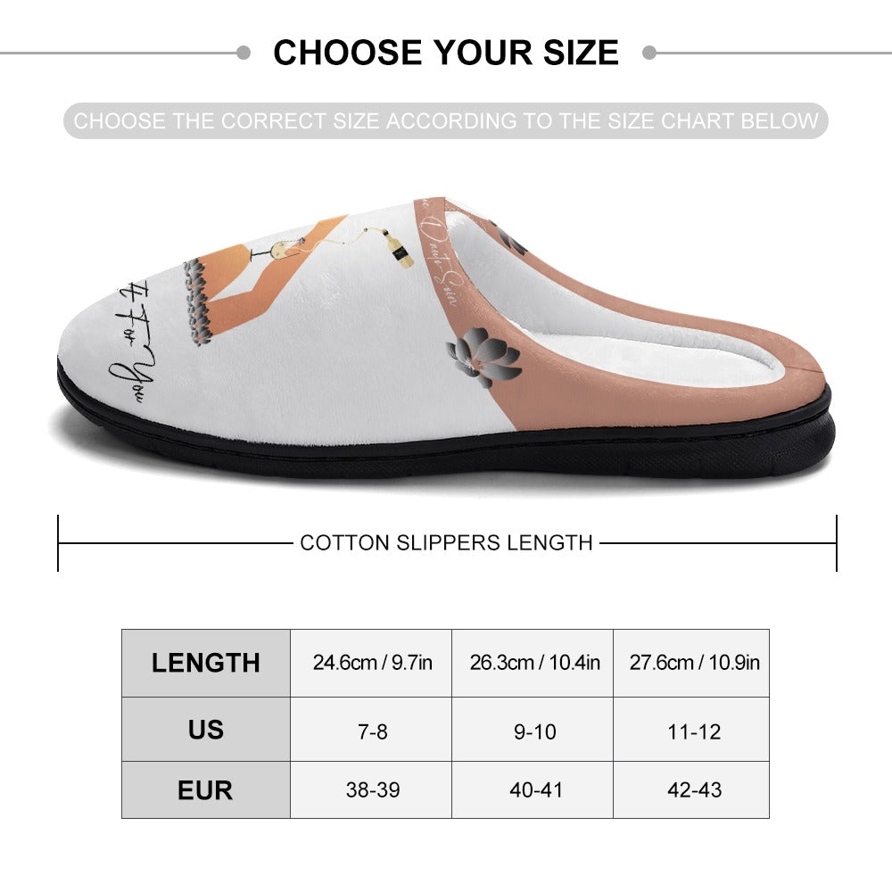 Cotton slippers