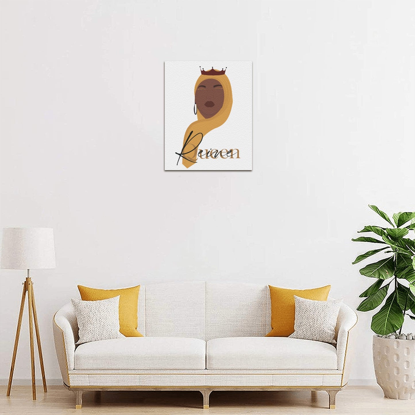 Queen Collection Frame Canvas Print 8"x10"