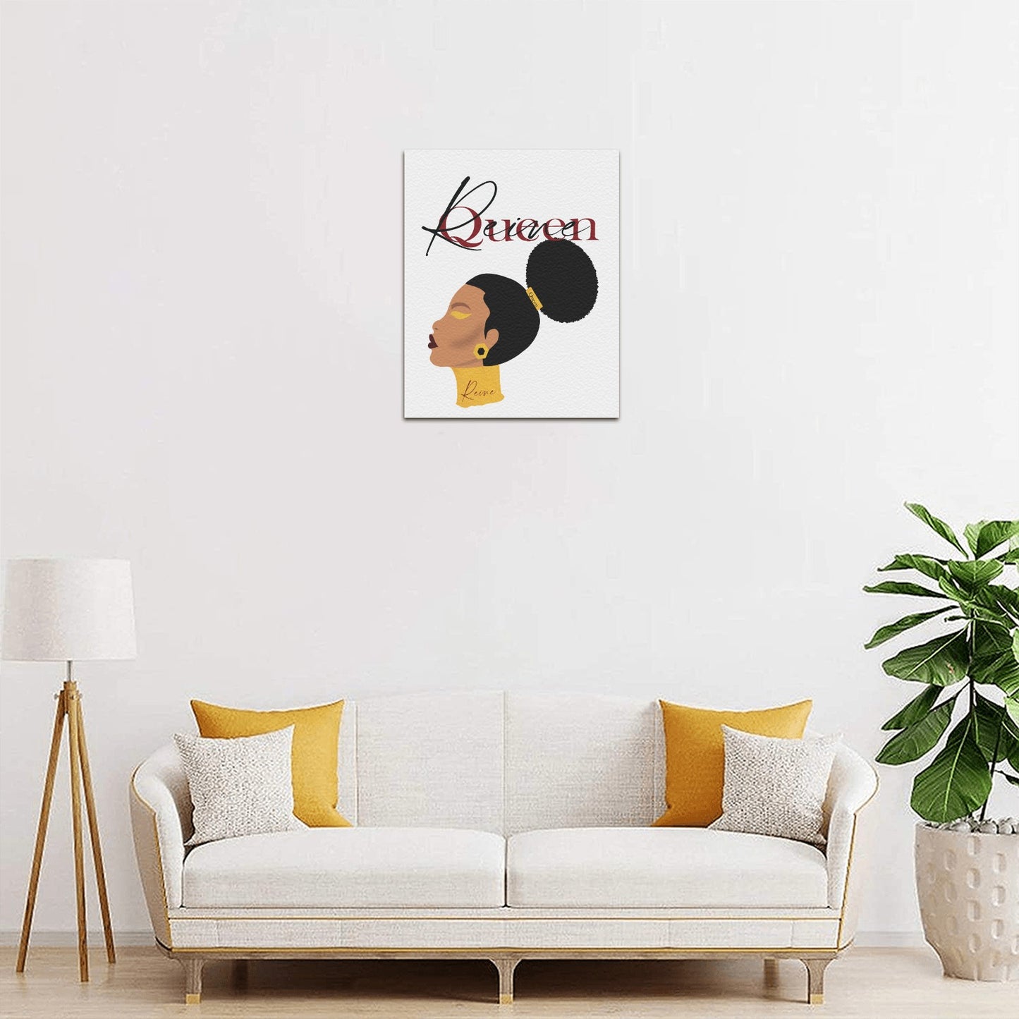 Queen Collection Frame Canvas Print 8"x10"