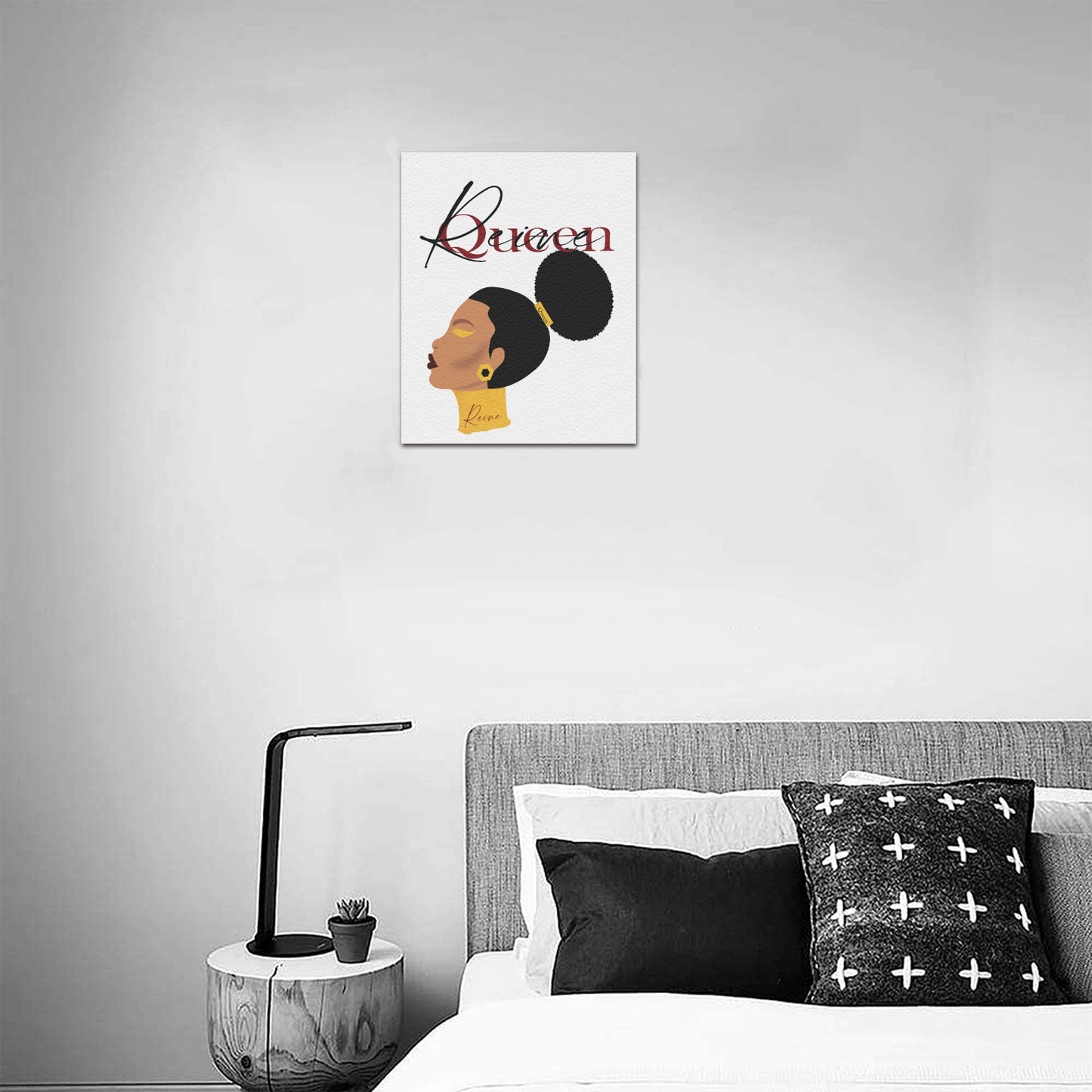 Queen Collection Frame Canvas Print 8"x10"