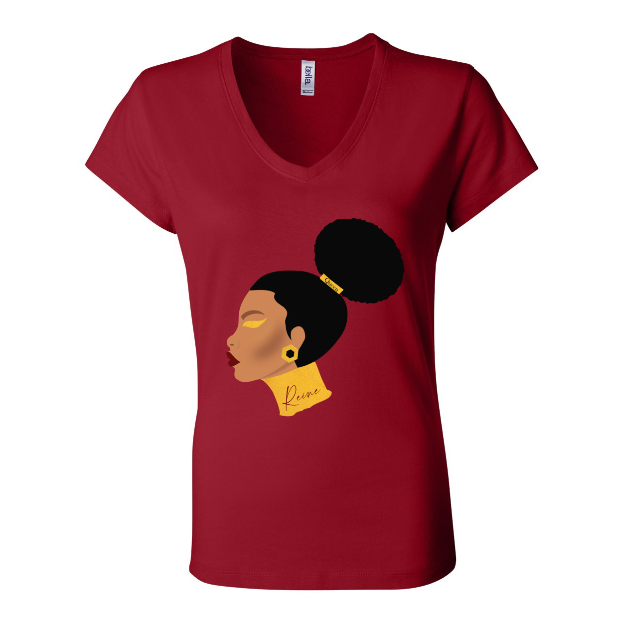 African Queen “Reine” V-neck Shirt