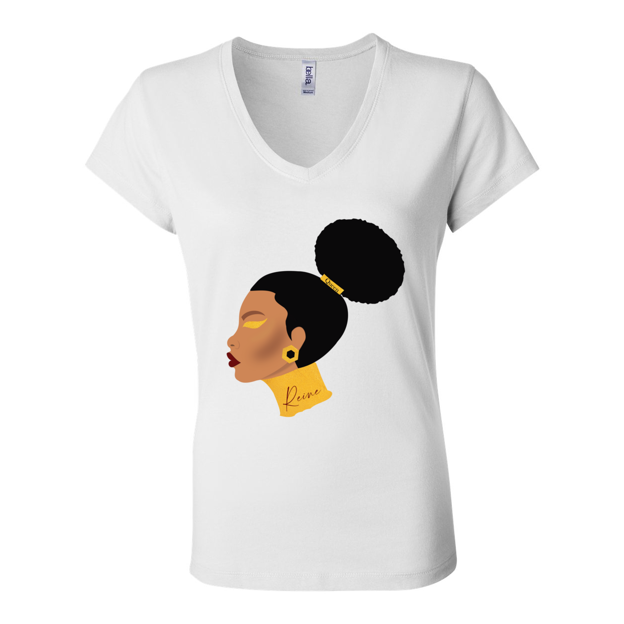 African Queen “Reine” V-neck Shirt