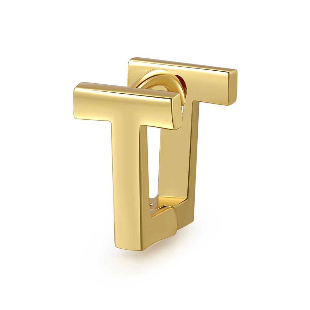 18K Gold Plated Jewelry Name Letter Earrings