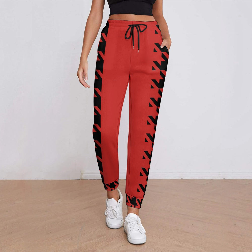 New Houndstooth Print Sweatpants