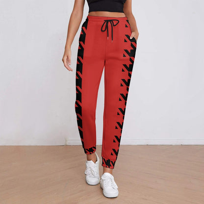 New Houndstooth Print Sweatpants