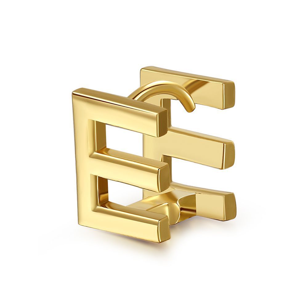 18K Gold Plated Jewelry Name Letter Earrings