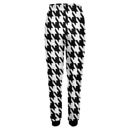 New Houndstooth Print Sweatpants