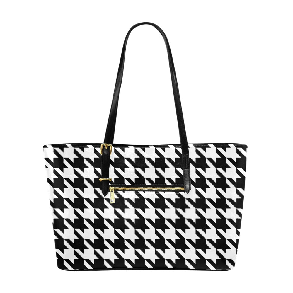 Houndstooth Tote Bag (Large)