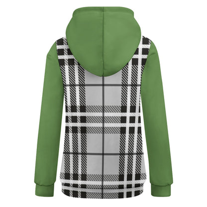 Fleece Lapel Hooded Sweater