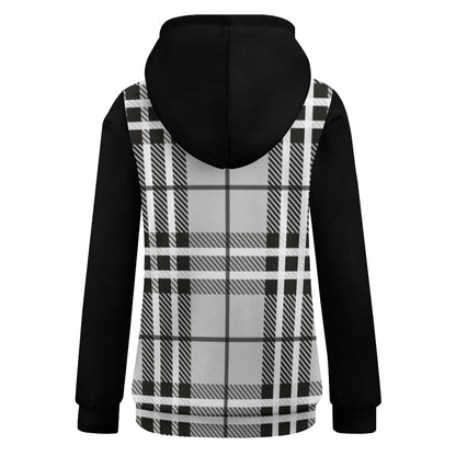 Fleece Lapel Hooded Sweater